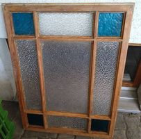 Antikes, farbiges Fenster  (Dekorations-Objekt)