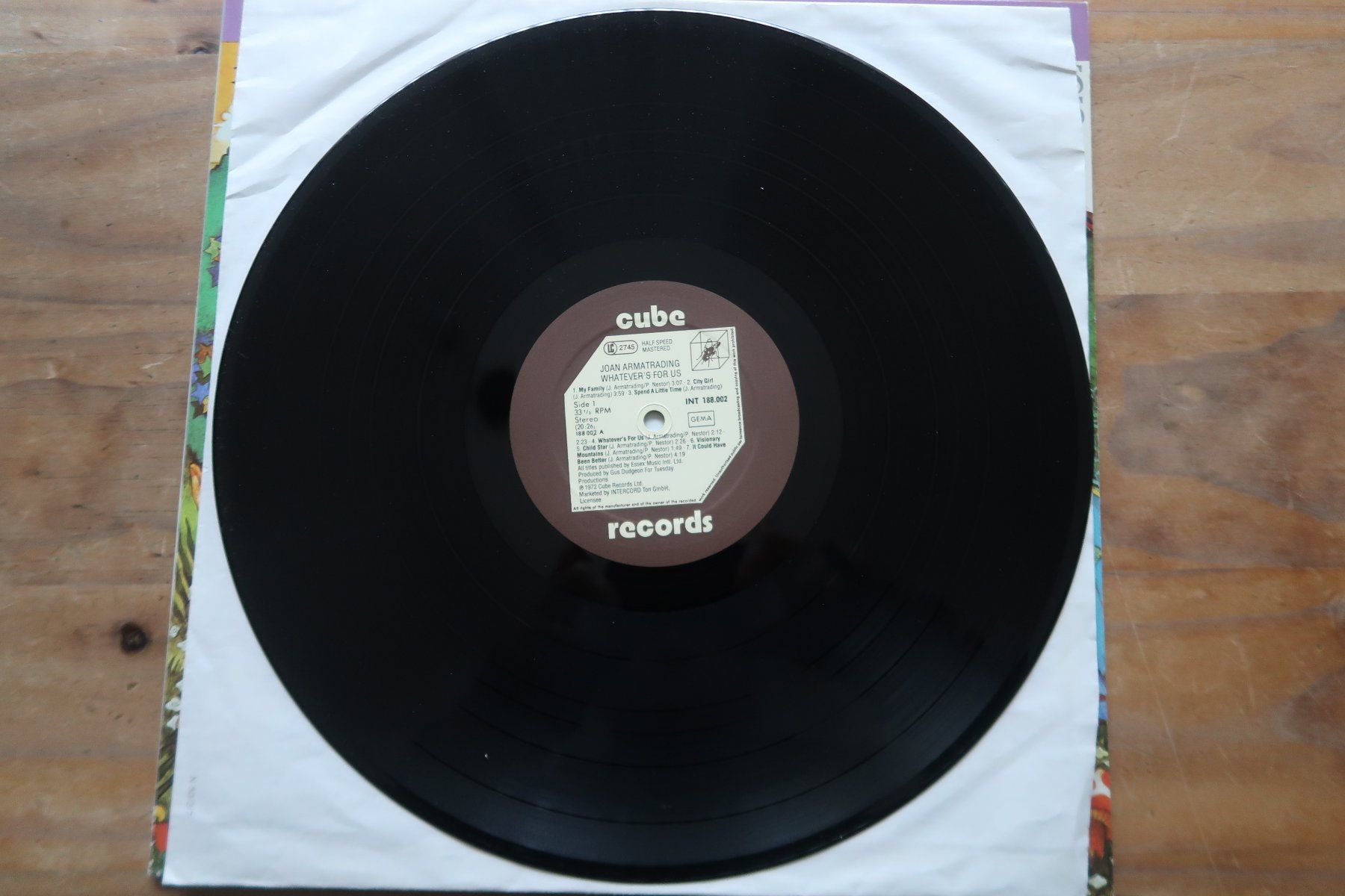 Dischi in vinile: JOAN ARMATRADING - WHATEVER'S FOR US - HALF SPEED MASTER LP – Usato da Basel venduto da Patiscat 3