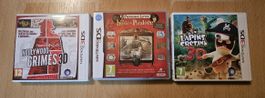 3 JEUX POUR Nintendo 3DS - Avec Booklet - Parfait Etat