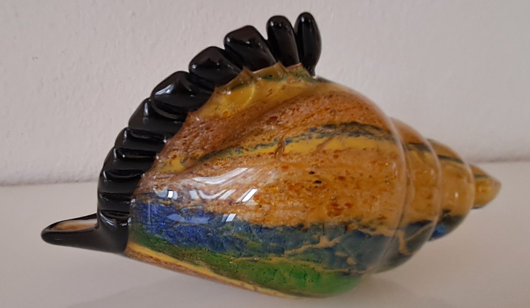 Murano Statuette: Wunderschöne Muschel aus Muranoglas – Usato da Wallisellen venduto da monbijoux009 1