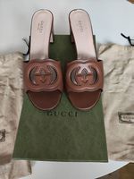 Mules Gucci marron 38 1/2