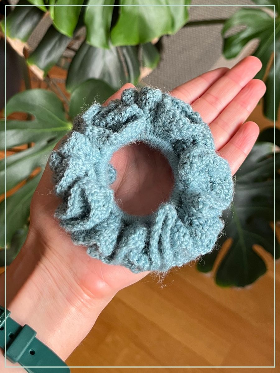 Accessori per capelli: Handgemachte Scrunchies. Gehäkelt.  – Nuovo (secondo la descrizione) da Luzern venduto da Crea.Elsa 3
