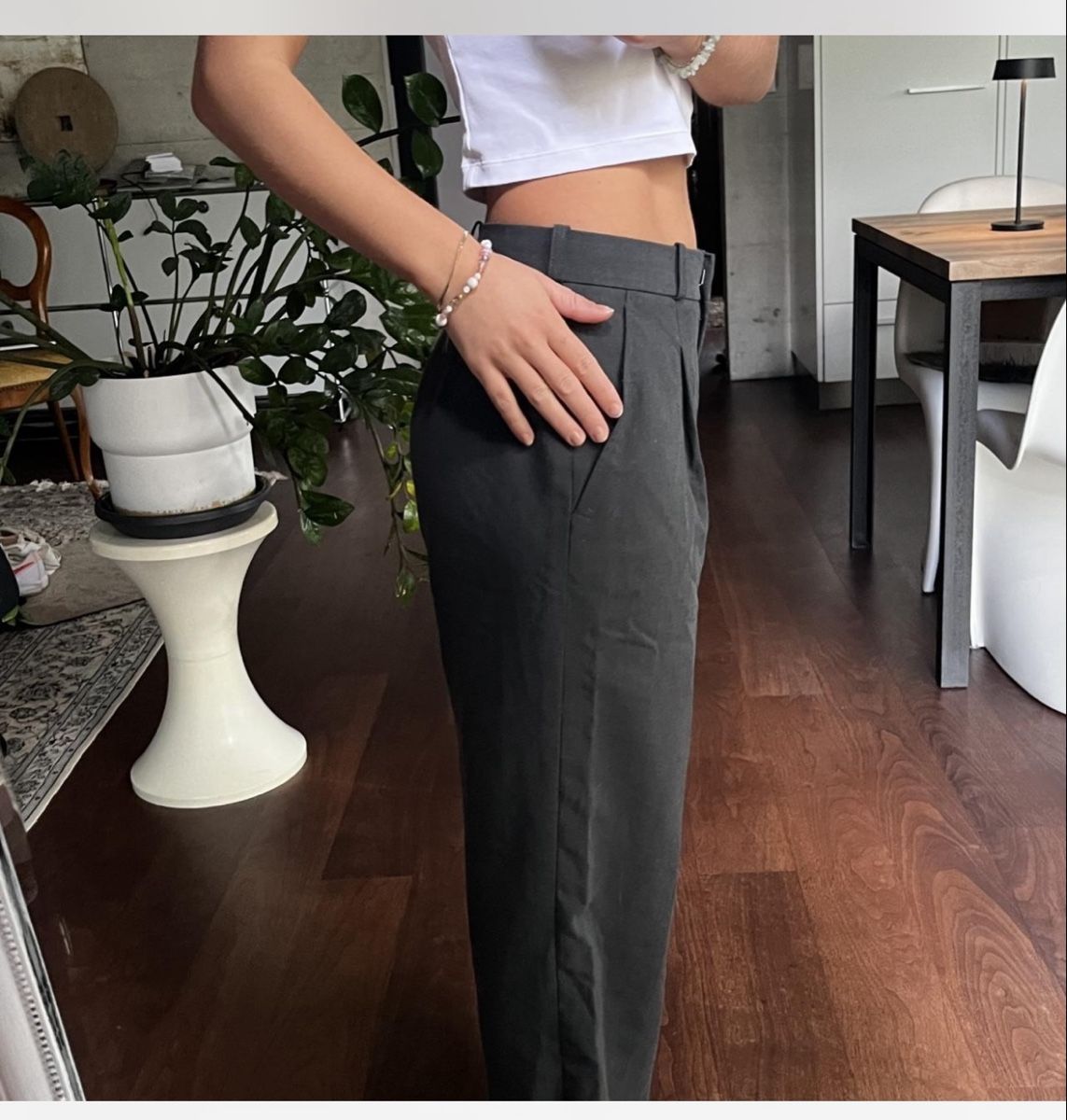 Pantaloni: Massgeschneiderte graue Anzugshose Grösse XS – Nuovo (secondo la descrizione) da Zürich venduto da lau_rhs6 3