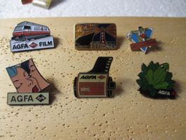AGFA Foto Film Pin Sammlung