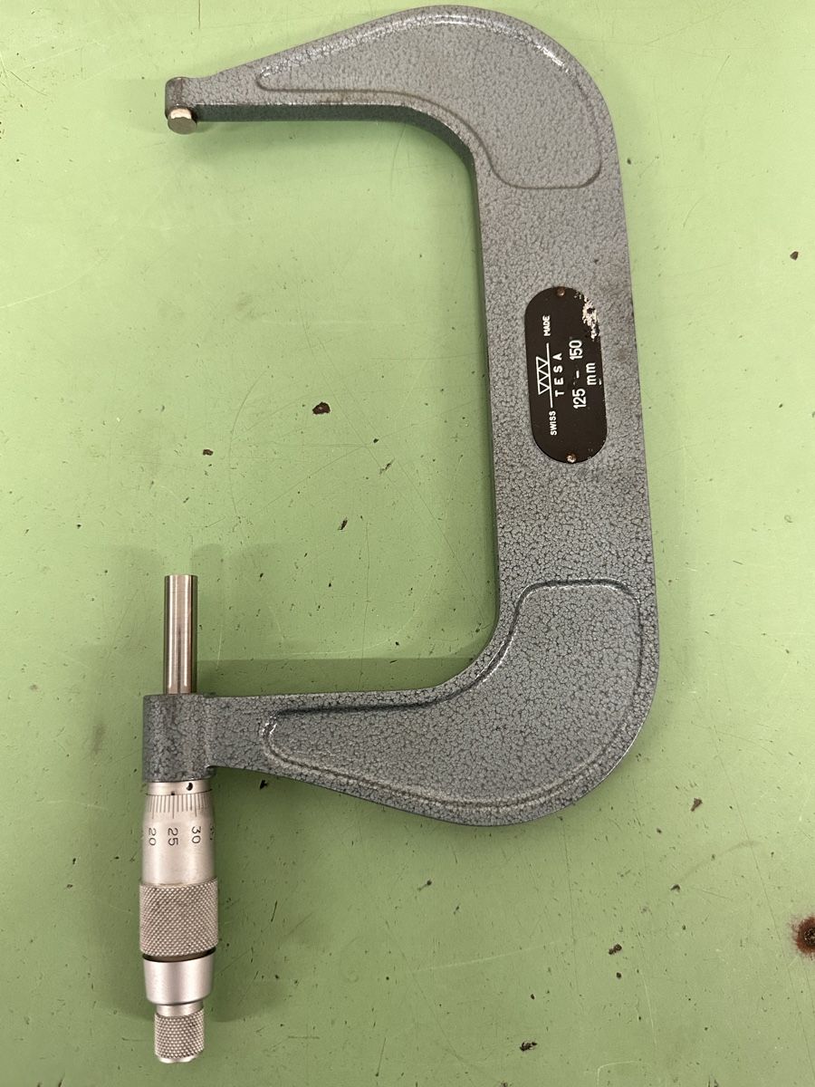 Tesa Misurare: Tesa Mikrometer,  Micrometer 125-150mm. – Usato da Aarberg venduto da SNMachines 2