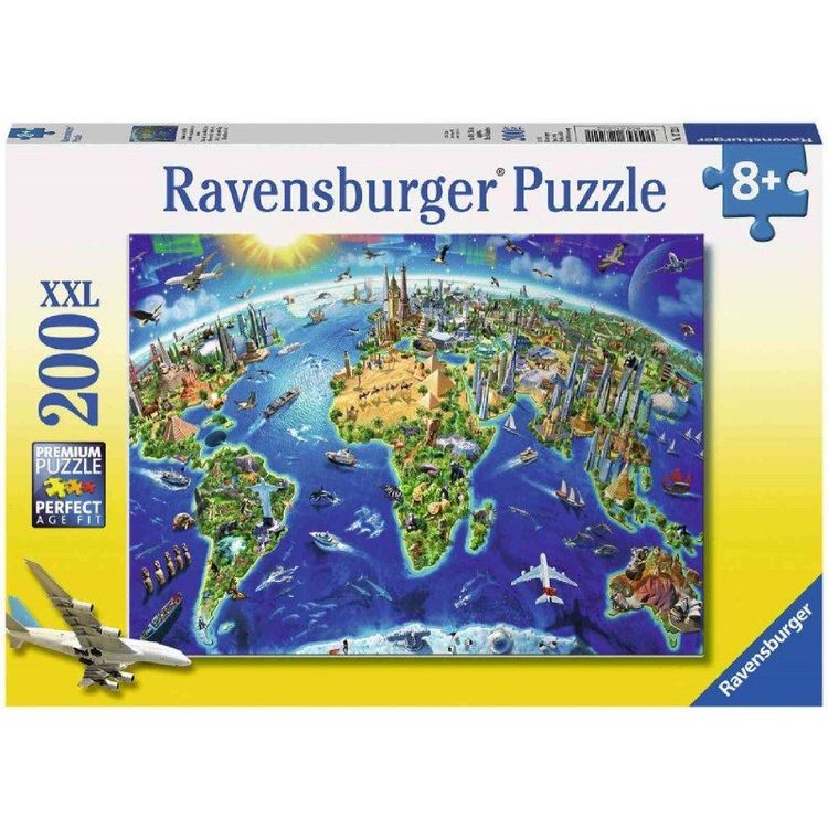 Ravensburger Puzzle: Ravensburger 200 Teile Puzzle Grosse, weite Welt – Nuovo e nell'imballaggio originale da Oensingen venduto da Liquidations-Shop.ch
