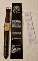 Spezielle Uhr PCA: Embelm Gehäuse eckig silber m. Verpackung