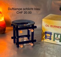 Duftlampe, schlicht, blau