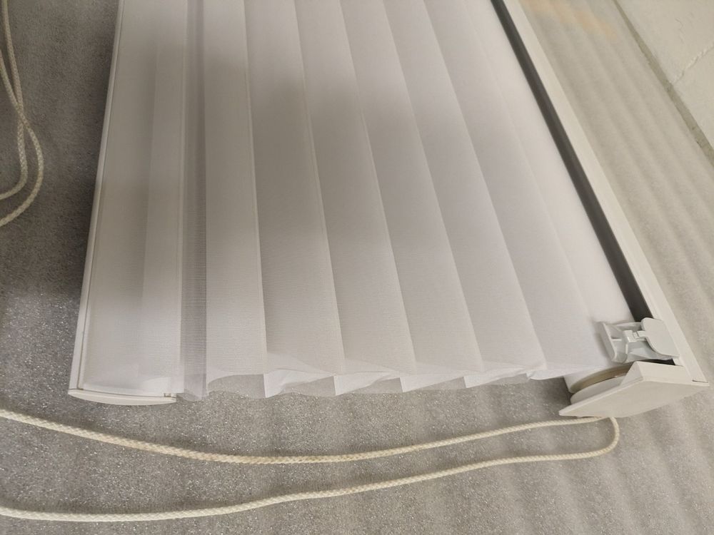 Stofflamellen Rollo Luxaflex Silhouette B: 160 cm / weiss (Neu und ...