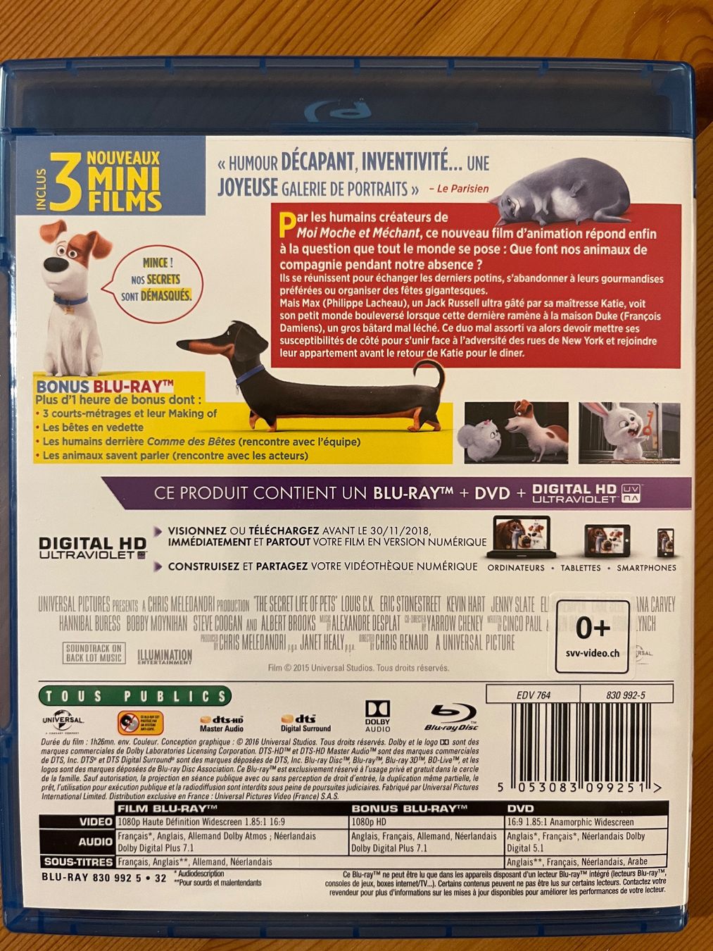 Alle DVDs: COMME DES BÊTES - BLU-RAY & DVD – Gebraucht aus Lausanne von sbar224 1