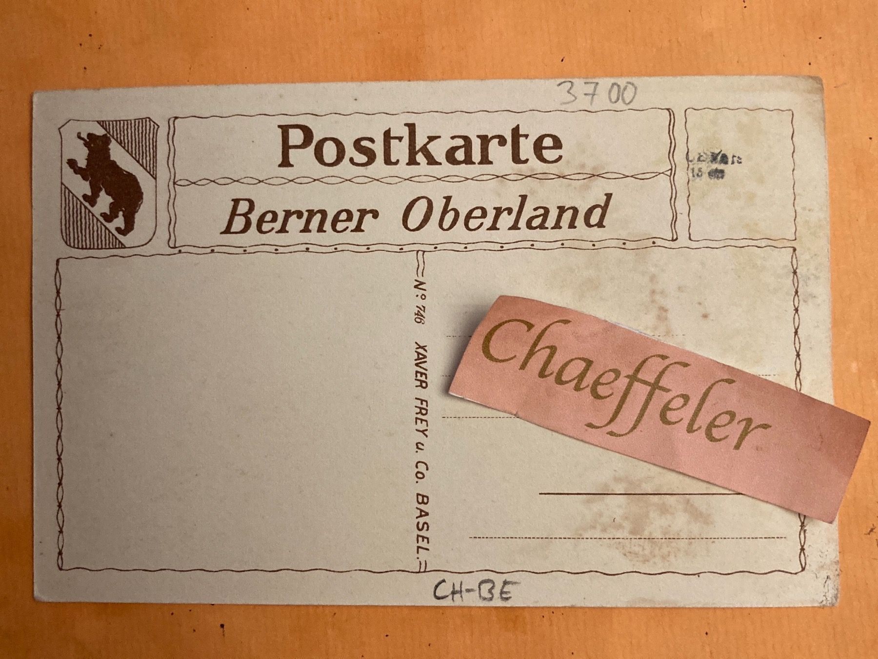 Cartoline postali: Spiez am Thuner See, Scloss u. Alte – Usato da Zürich venduto da Chaeffeler 1