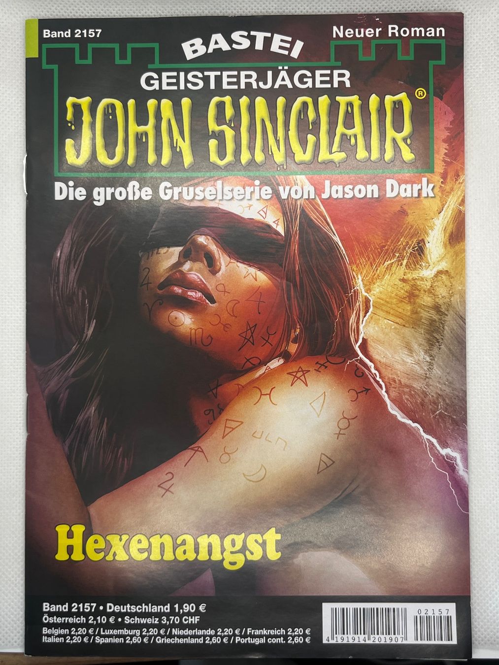 Libri: John Sinclair Band 2157 Hexenangst 1. Auflage – Usato da Hinterkappelen venduto da Kim1992