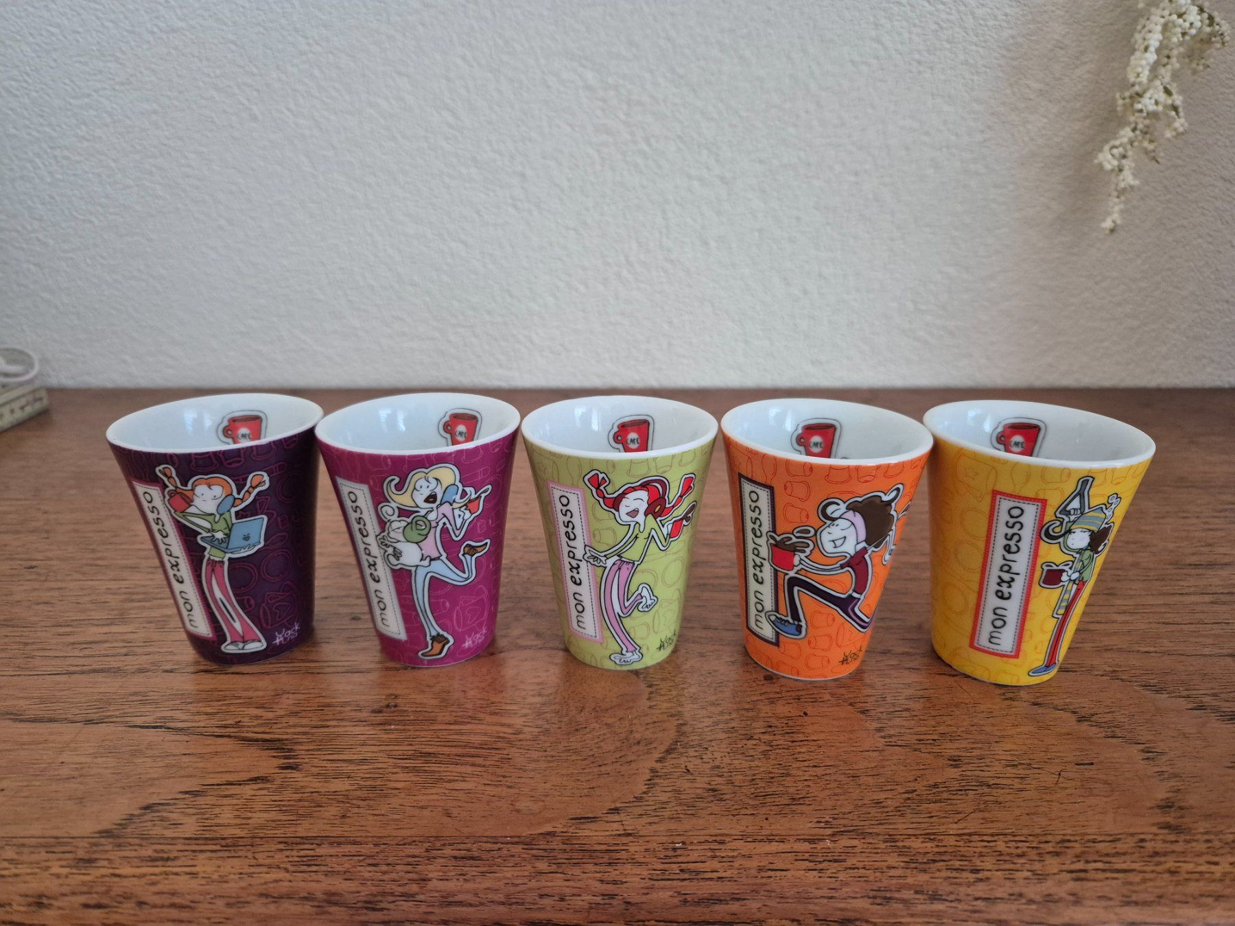 Tazze: 5 mugs expresso porcelaine C65 – Usato da Fully venduto da tameab 1