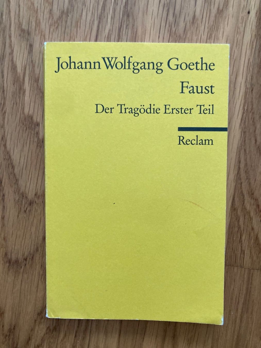 Bücher: Goethe, Faust, der Tragödie erster Teil – Gebraucht aus Winterthur von Sunshine143