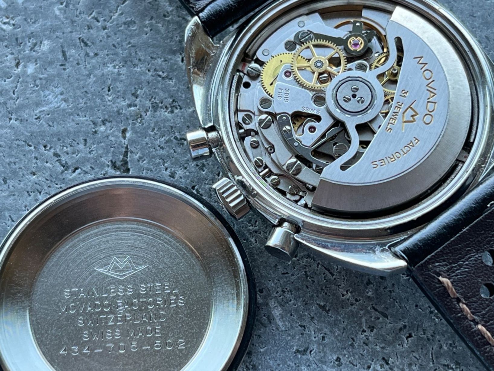Movado Orologi: MOVADO CHRONO DATRON HS 360 PANDA DIAL – Usato da Beinwil am See venduto da watchfever 6