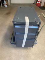 Rollcontainer LISTA 3 Schubladen Grau ca. 75x40x50cm