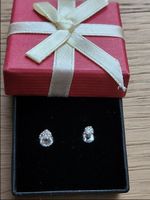 750 weissgold Ohrschrauben & Brillanten SI Qualität 