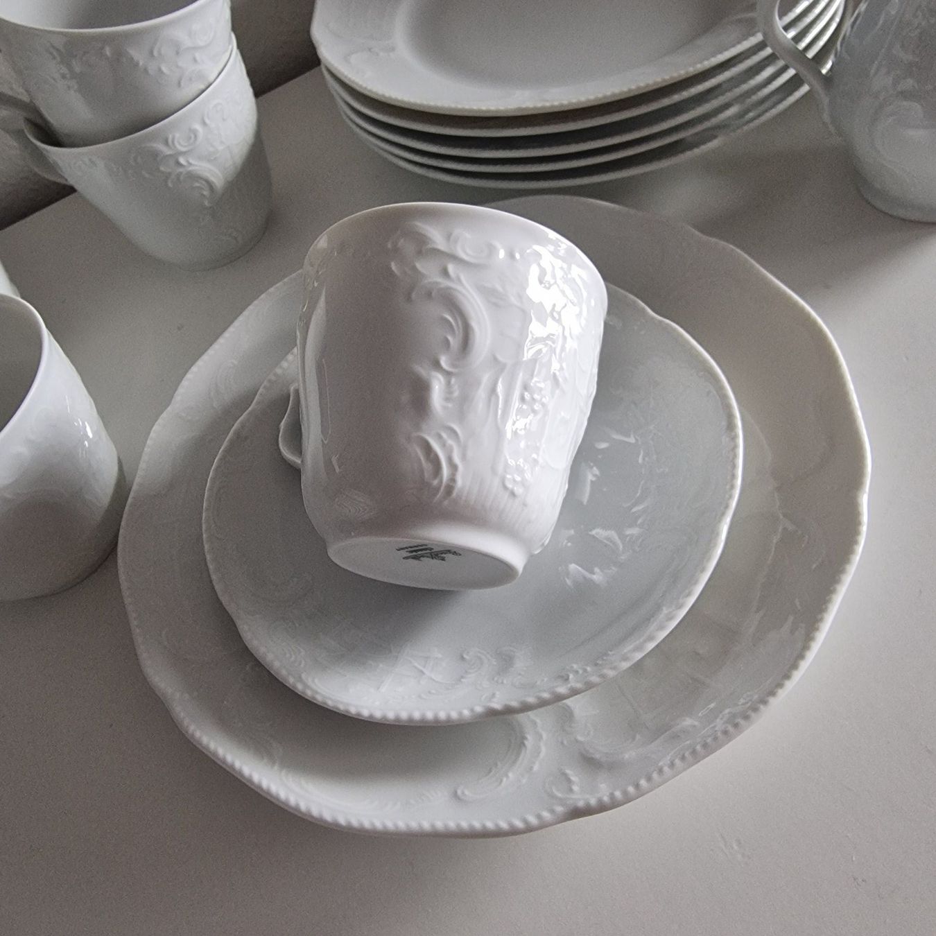 Rosenthal Set di piatti: Wunderschönes weißes Kaffeeservice von Rosenthal – Usato da Birr venduto da dem_9xtm 7