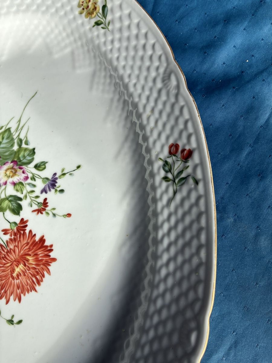 Servierplatten: Bing + Gröndahl antike Servierplatte oval – Gebraucht aus Dornach von Rosengarten 4