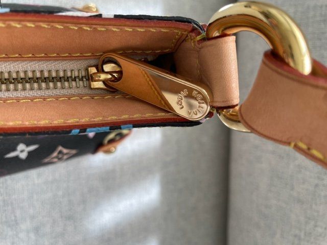 Louis Vuitton Borse da donna: Louis Vuitton Black Multicolor ELIZA Shoulder Bag – Usato da Zürich venduto da mdiscover 8