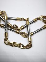 Halskette Bicolor Gold und Silber 44 cm Länge gebraucht