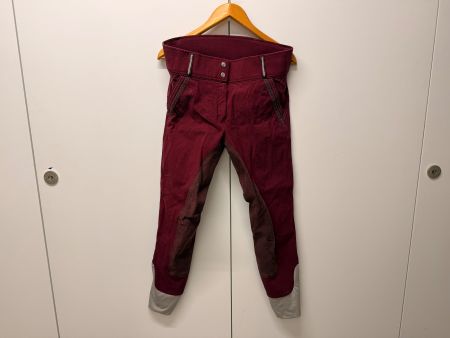 Reithose Damen, bordeaux, Gr. 42 - gebrauchter Zustand