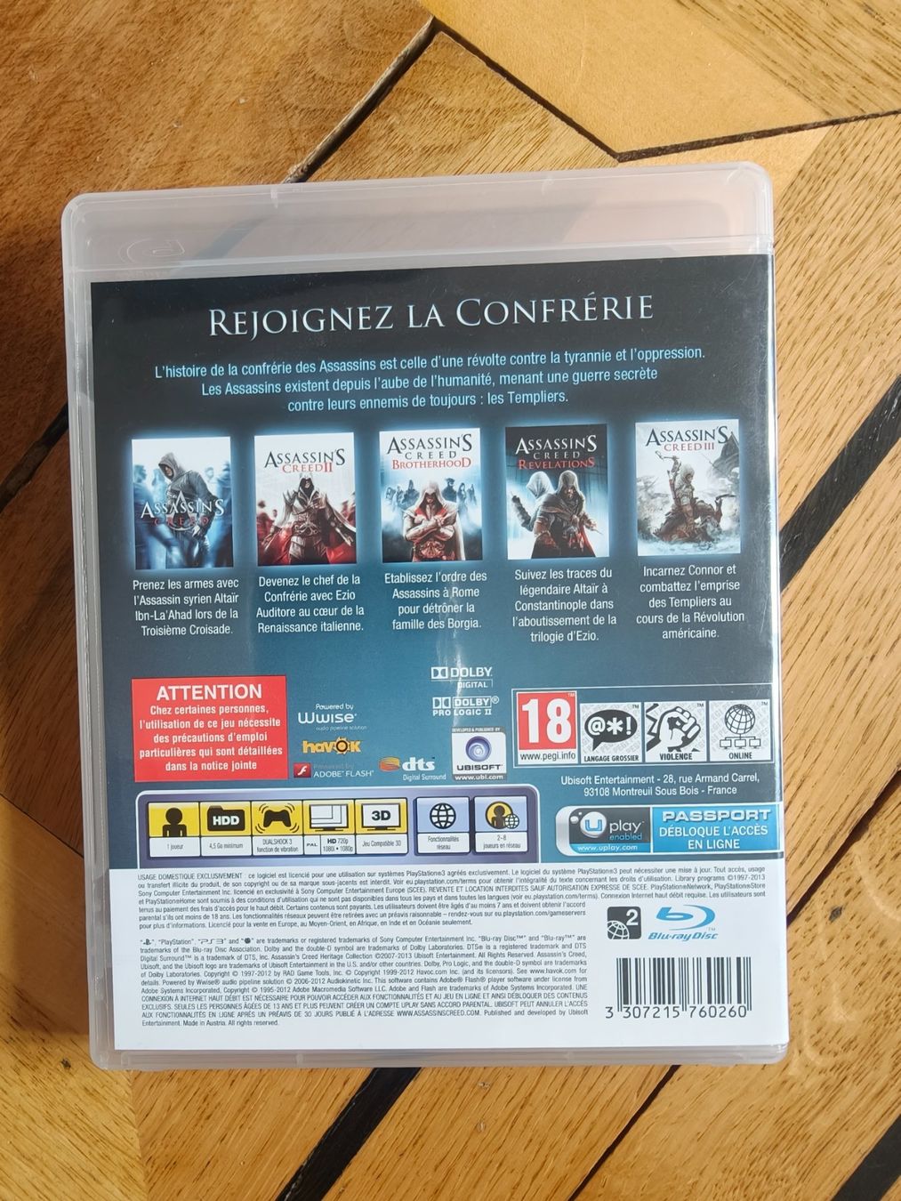 Sony Giochi: Assassin's Creed Heritage Collection PS3 Collector – Usato da La Chaux-de-Fonds venduto da glad0s 1