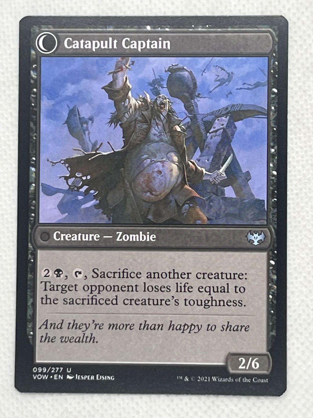 Magic The Gathering Carte collezionabili: MTG Catapult Fodder // Catapult Captain VOW 099 Englisch Unc – Usato da Hinterkappelen venduto da Kim1992 1