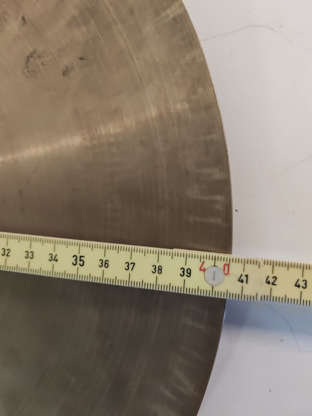 Strumenti musicali: Becken, Durchmesser 41cm, Devo (nov646) – Difettoso da Künten venduto da Schnaepplihuus 4