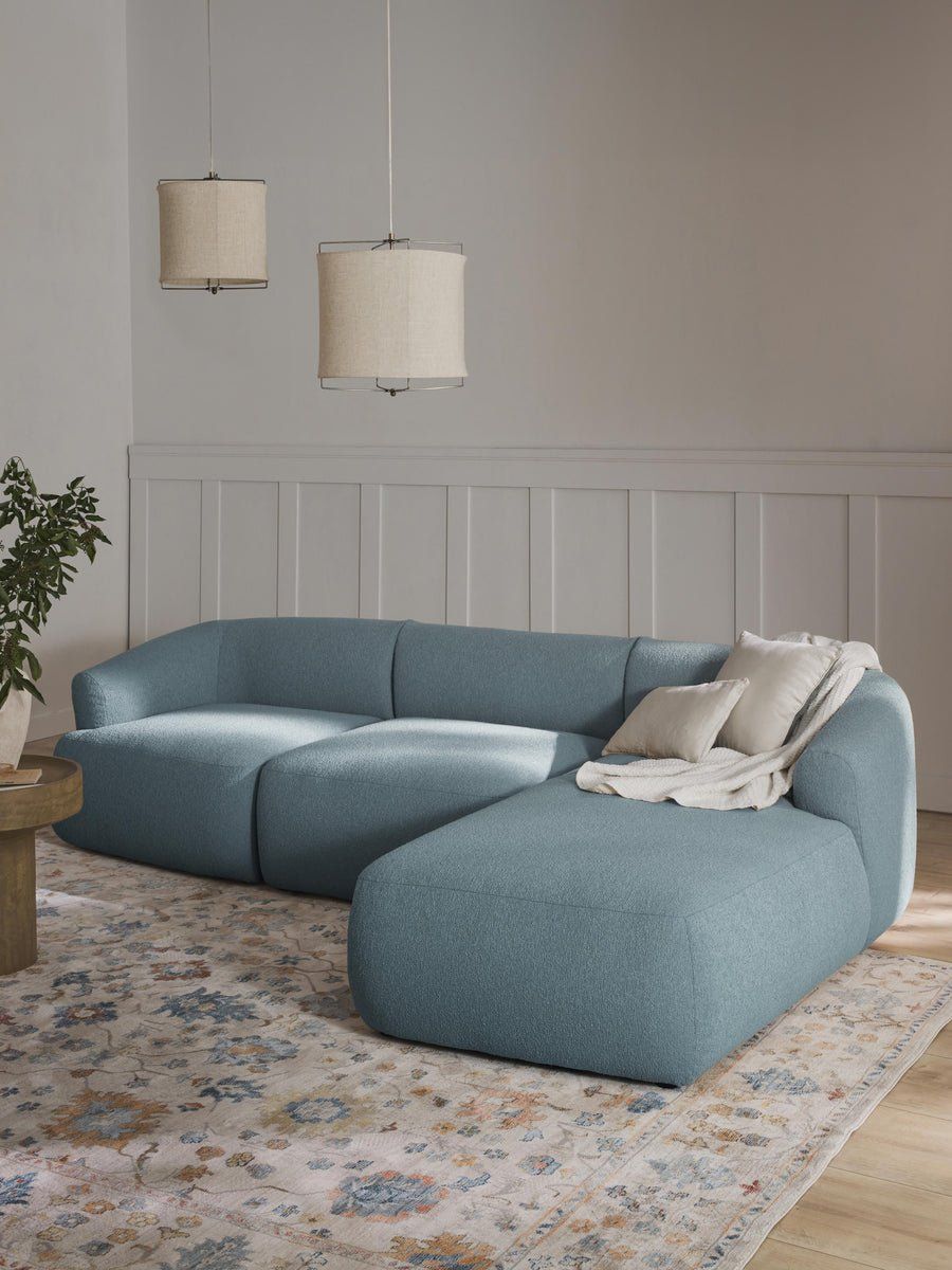 Westwing Divani: Sofia Modulares Bouclé-Ecksofa (3-Sitzer)CHF 4'349-40% – Nuovo (secondo la descrizione) da Otelfingen venduto da Yvonne_Outlet 7