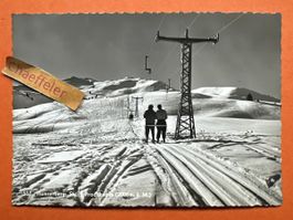 Alte Ansichtskarte Flumserberg Skilift Prodkamm