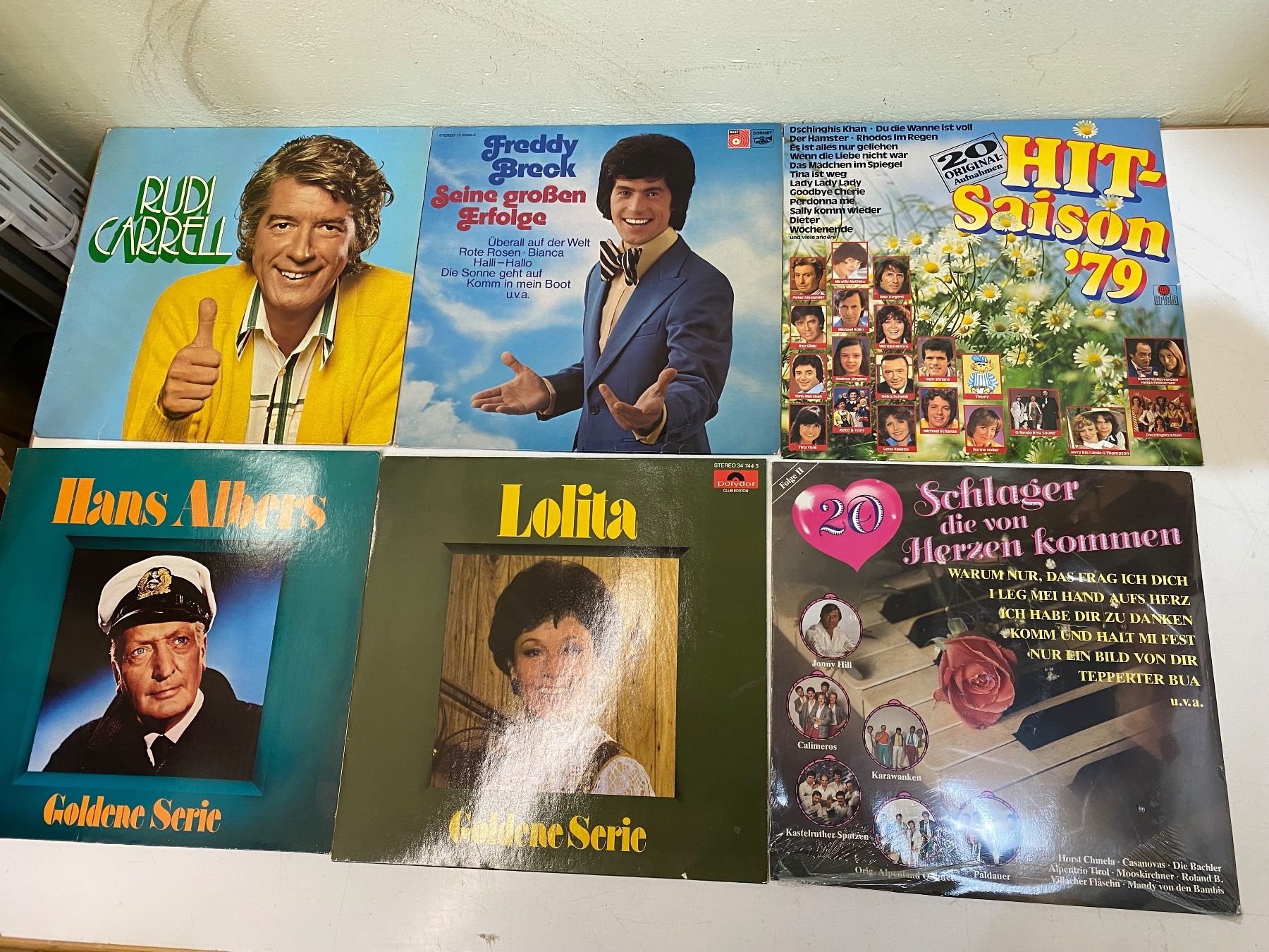 Schallplatten: 25 LP‘s 1 Single alte Schlager – Gebraucht aus Hindelbank von Warentaxi 3