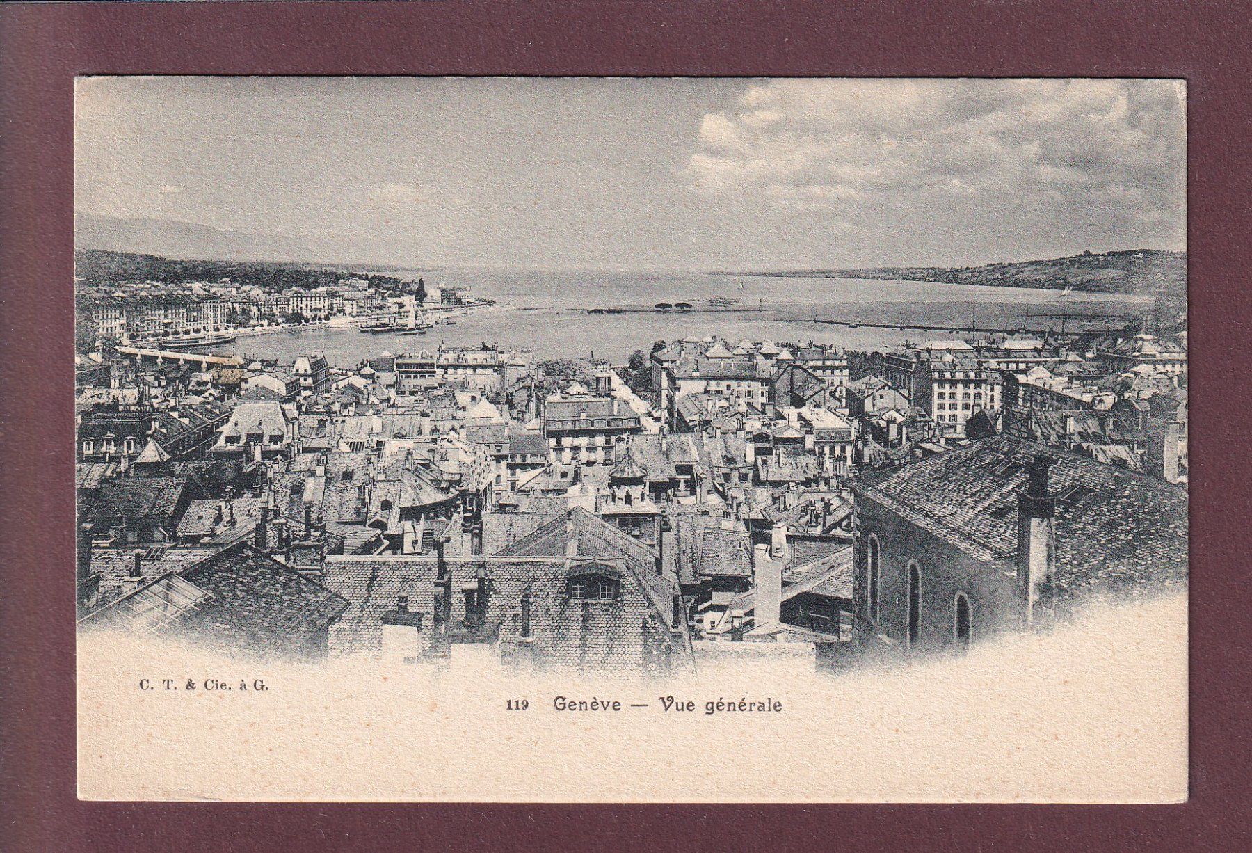 Cartes postales: GENEVE - Vue générale – D'occasion à Pully par nicecards