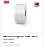 neue Textil-Umreifungsband, Breite 19 mm
