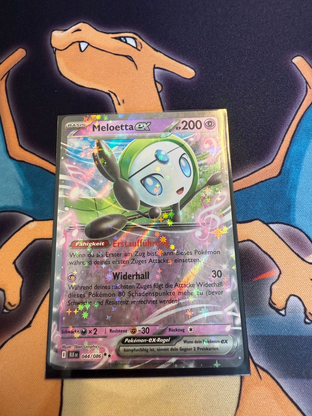 Pokémon Carte collezionabili: Meloetta ex (BLK 044) - DE - Schwarze Blitze – Usato da Bülach venduto da Pfrenzel