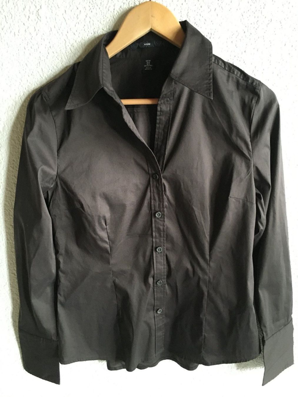 H&M Camicette: H&M Bluse, dunkelbraun, Gr.38 – Usato da Arni AG venduto da Mimo007