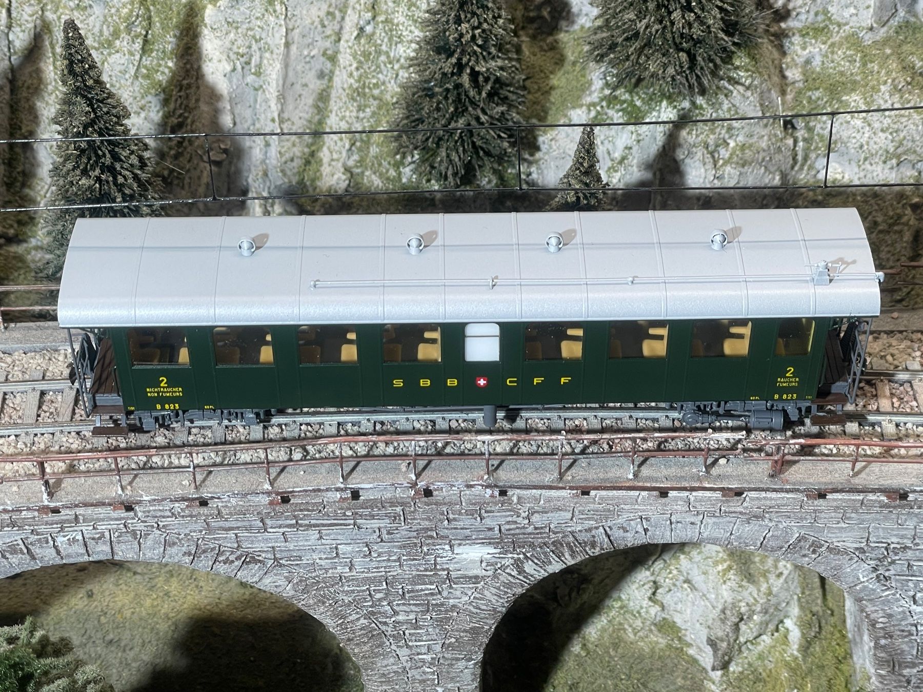 HRF Modellini di ferrovie: HRF, Brünig B 823 – Nuovo (secondo la descrizione) da Krummenau venduto da ferrotech 2