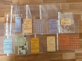 Alte Lebensmittelmarken Konvolut 10Stk