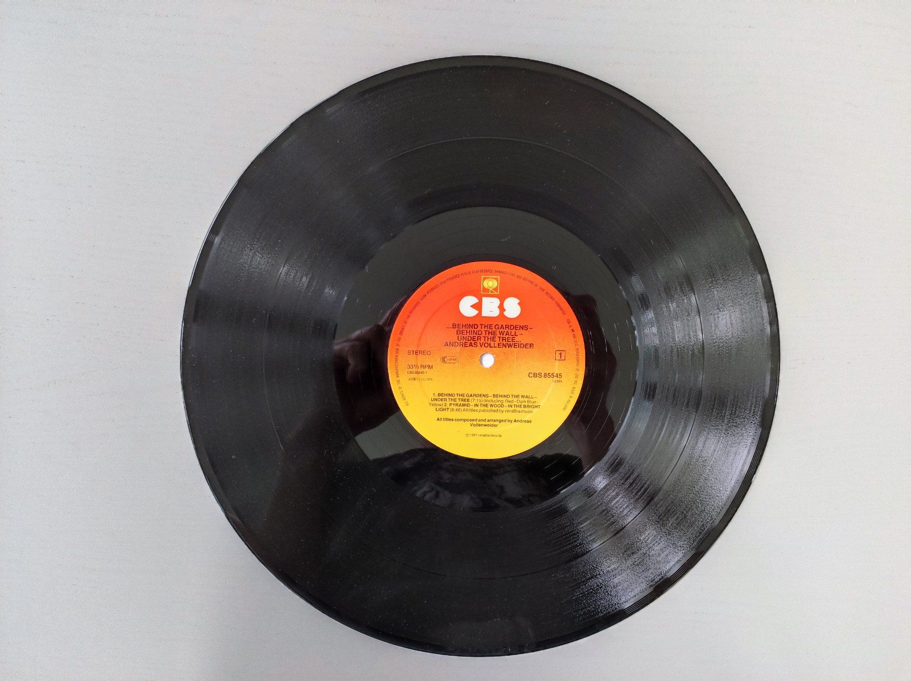 Dischi in vinile: Andreas Vollenweider - Behind the gardens - Behind the wall – Usato da Baden venduto da wenkst 2