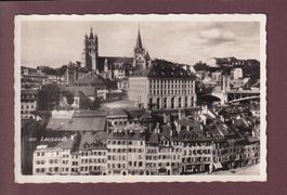 LAUSANNE - Vue sur la Cité - 1938