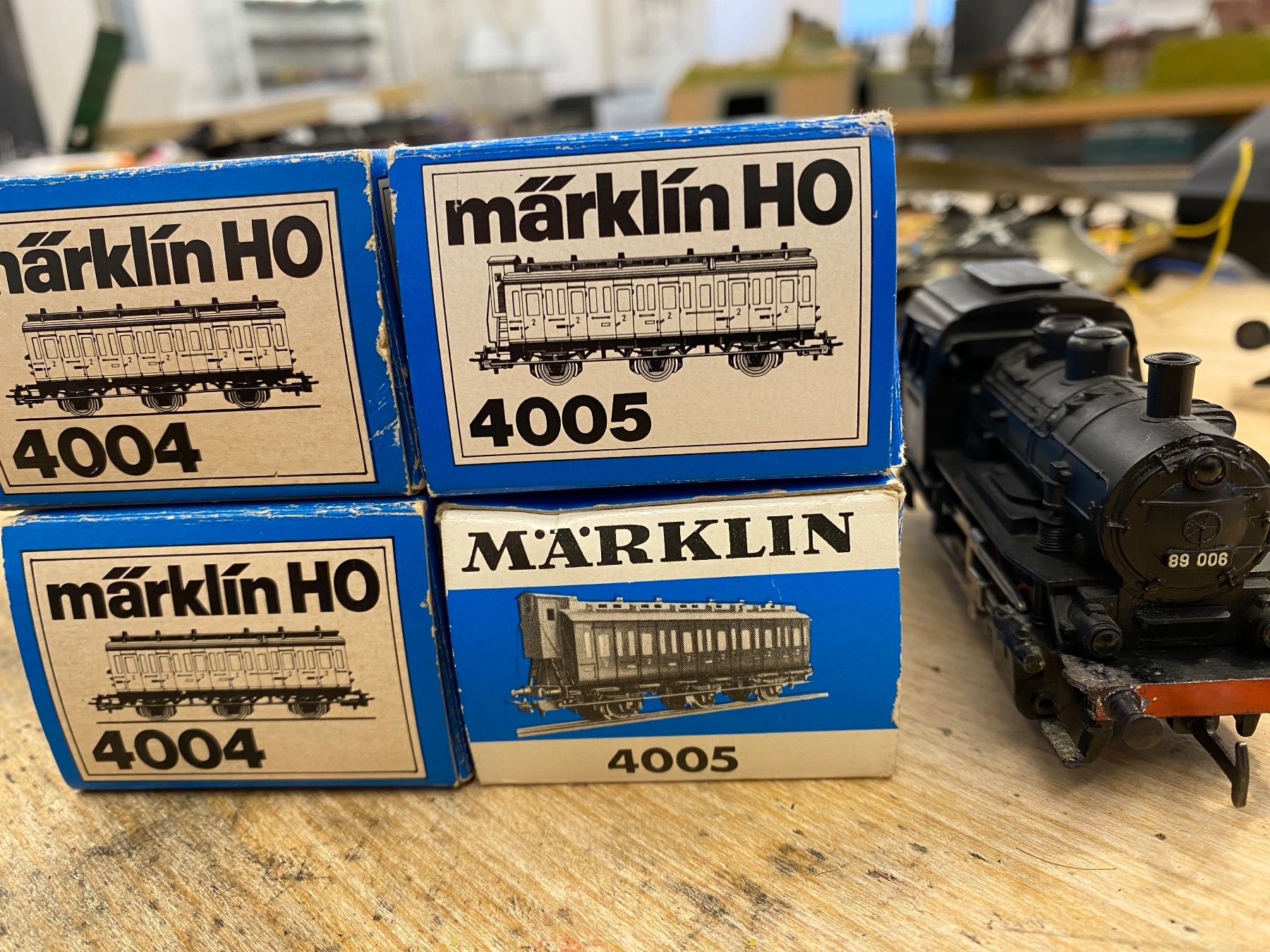 Märklin Modellini di ferrovie: Märklin 3000 DB BR89 Personenzug – Usato da Lupsingen venduto da New-Haven 2