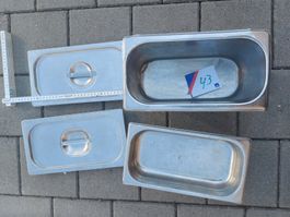 2 Stück GN Behälter Gastro Edelstahl Gastronorm (43)