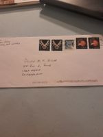 Lettre timbrée ancienne, collectionneur, parfait état! (53)