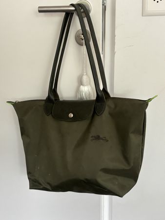 Longchamp Khaki Tote Bag - Effortless Everyday Style!