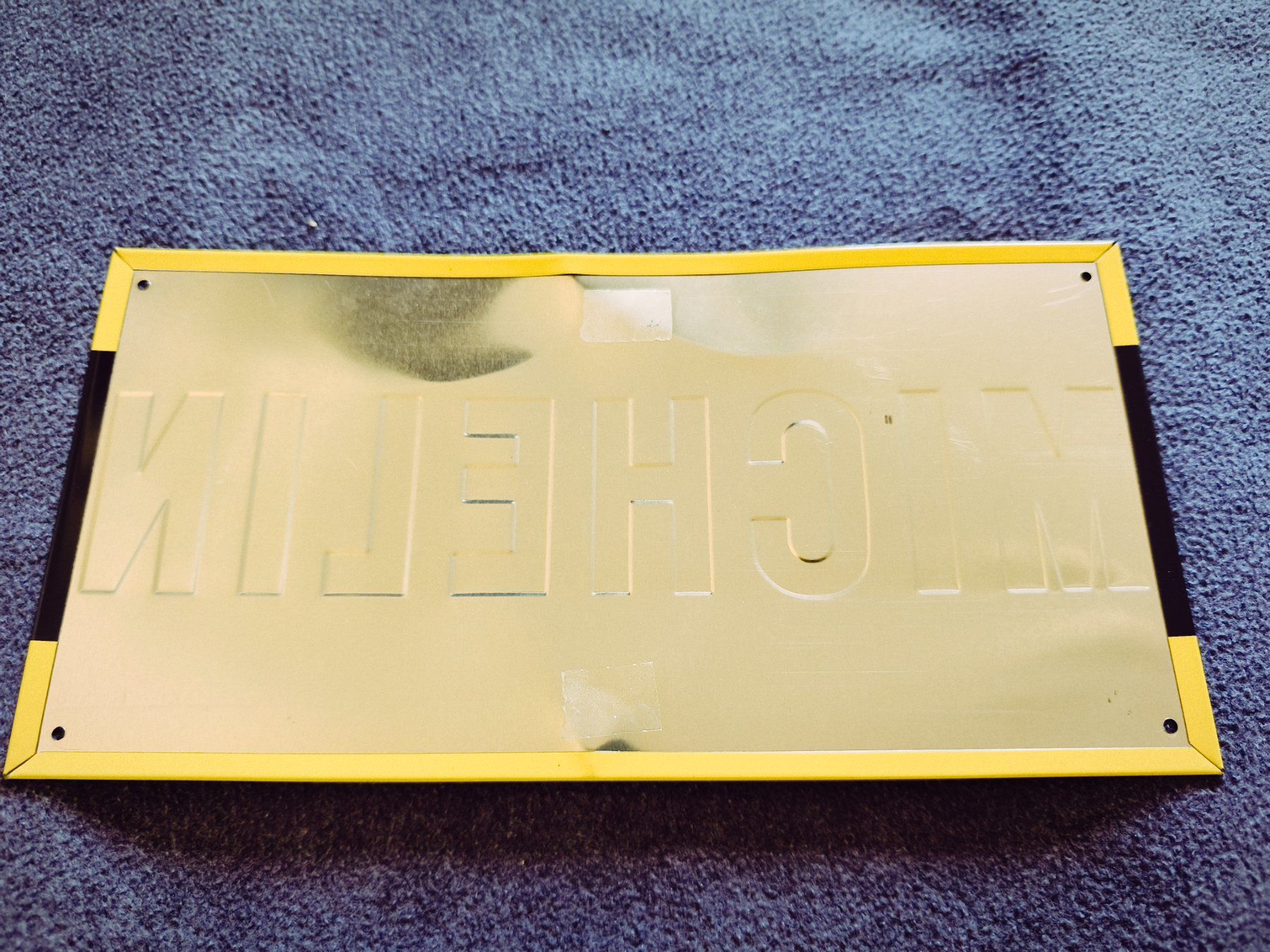 Michelin Insegne: Publicité Michelin, plaque en aluminium – Usato da Genève venduto da lnicoGE 2