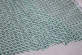 ***AUSVERKAUF*** Stoff Baumwolljersey mint/Blümchen