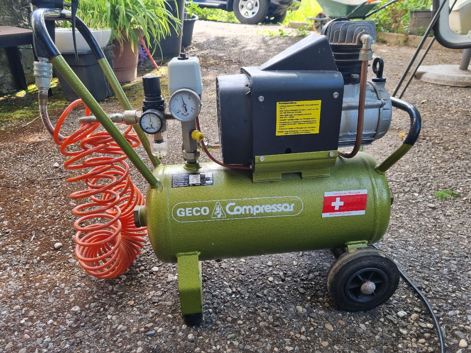 Compressori: Geco Kompressor, Typ 100/15 W,  Schweizer Montage – Usato da Grellingen venduto da Swissmeen