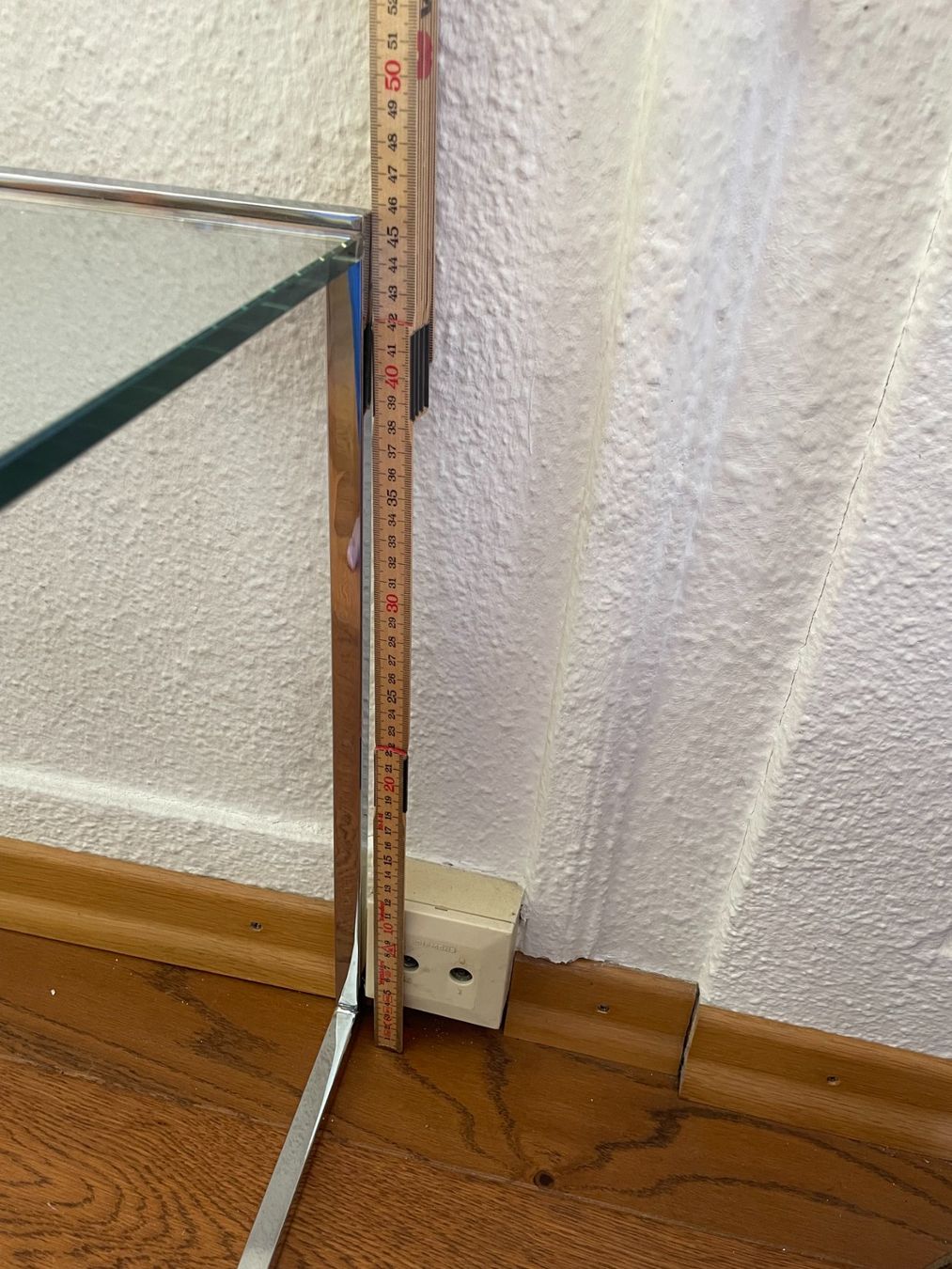 Tables: Glastisch mit Chrom Gestell - stylisch – D'occasion à Zürich par ZHtobi 6