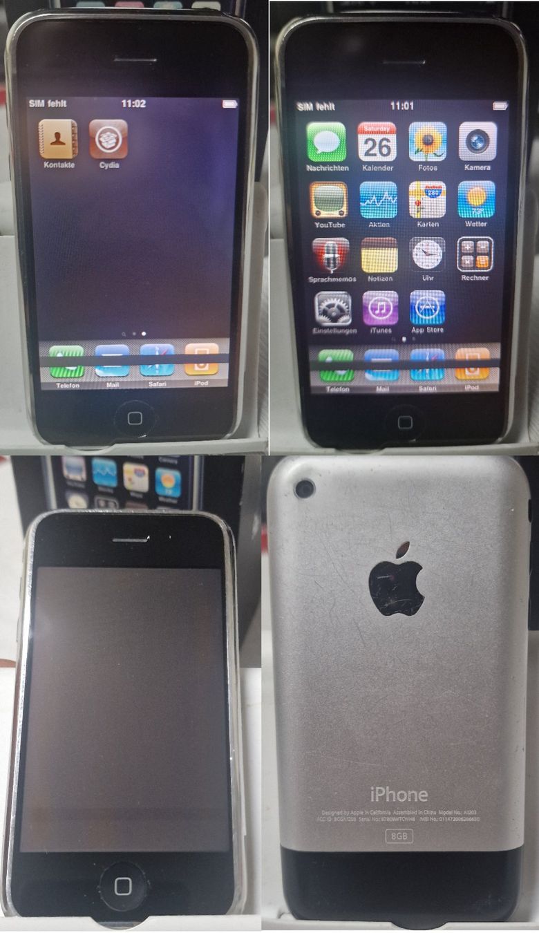 Apple Handys / Smartphones: iPhone 2G 8GB Vintage Handy mit OVP – Defekt aus Uerkheim von Justi.y 2