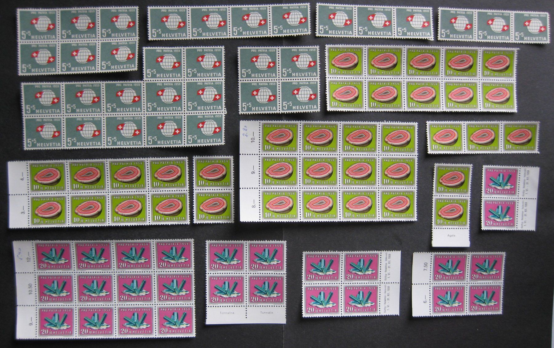 Tous les timbres: PP 1959 postfrisch – Neuf (Voir description) à Frauenfeld par Interessent1